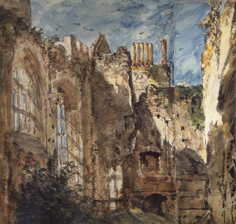 John Constable Cowdray House:The Ruins 14 Septembr 1834 Spain oil painting art